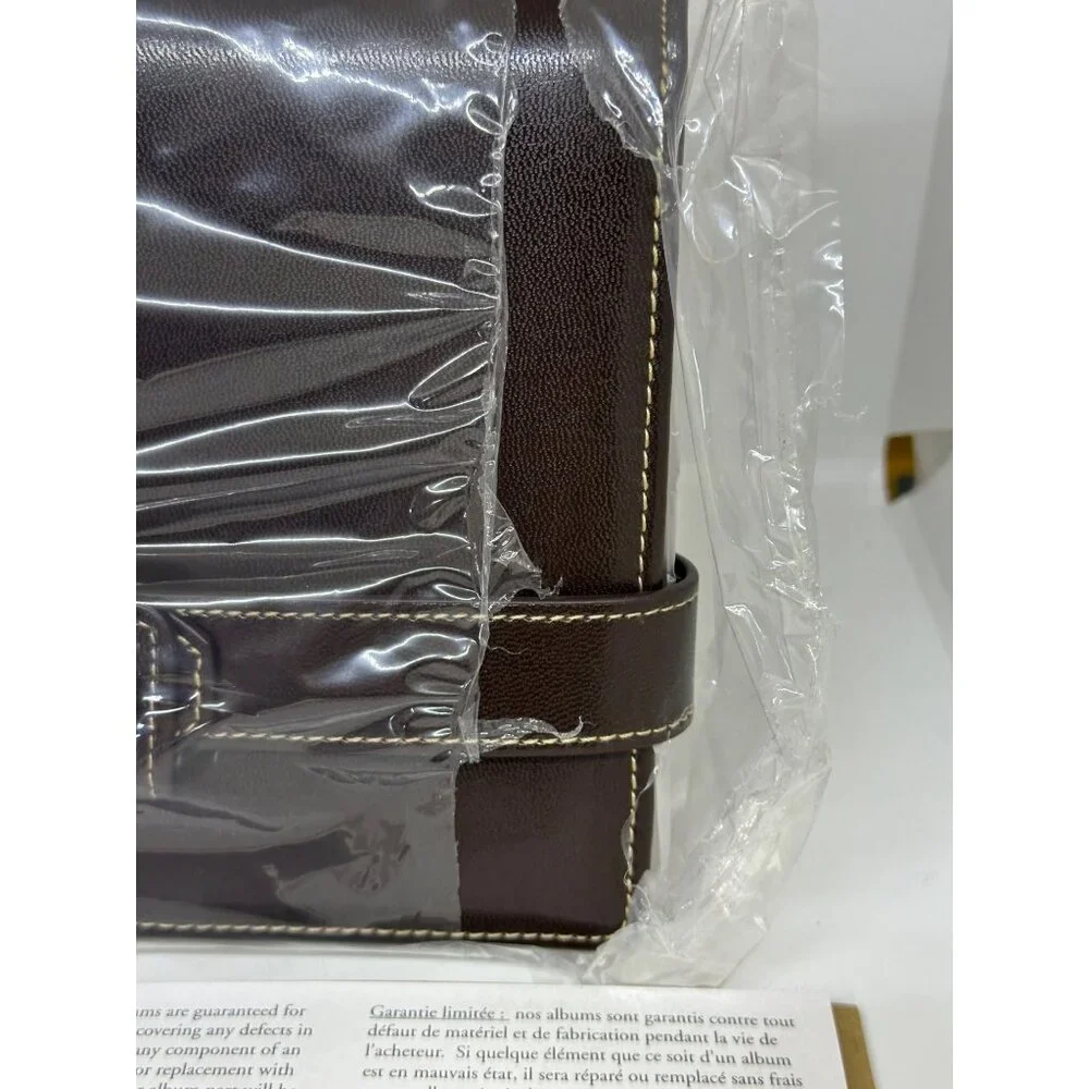 Creative Memories Picfolio Mini Album Photo‎ Pages Brown Leather-Look NEW SEALED